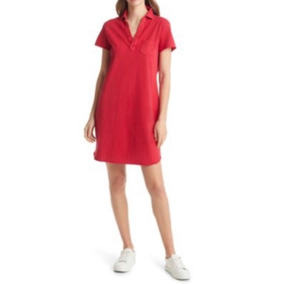 Frank & Eileen Dresses & Skirts - Frank & Eileen Perfect Polo Dress Heritage Jersey in Double Decker Red